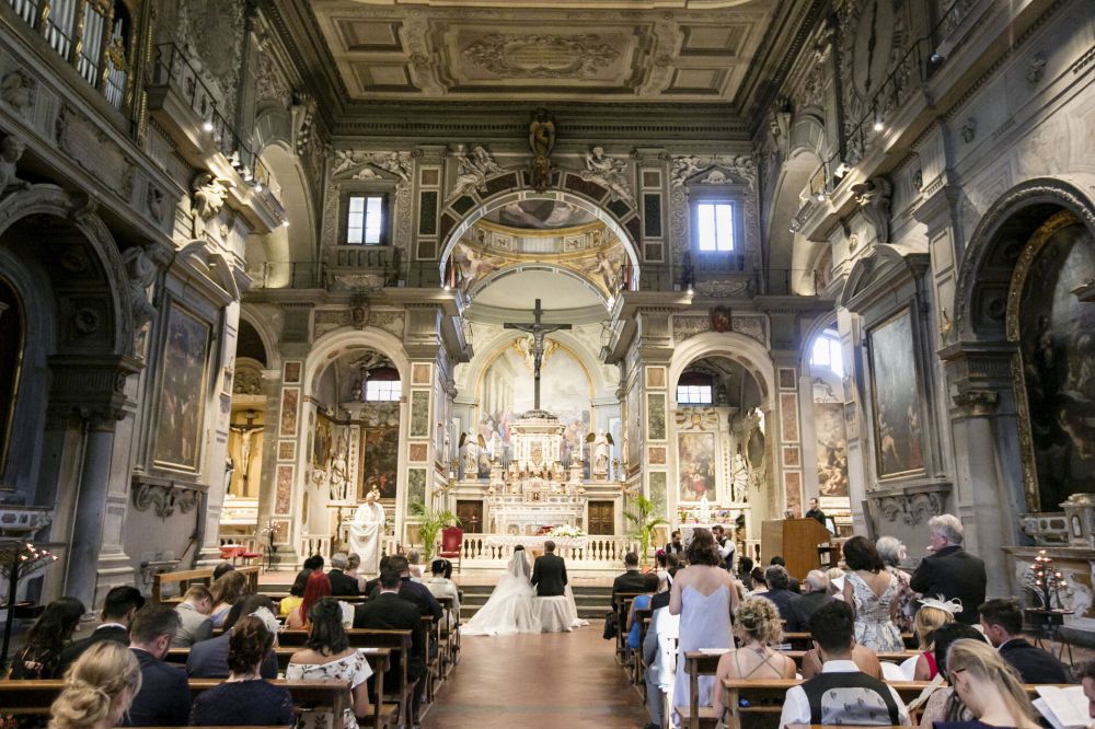 Catholic wedding in Florence