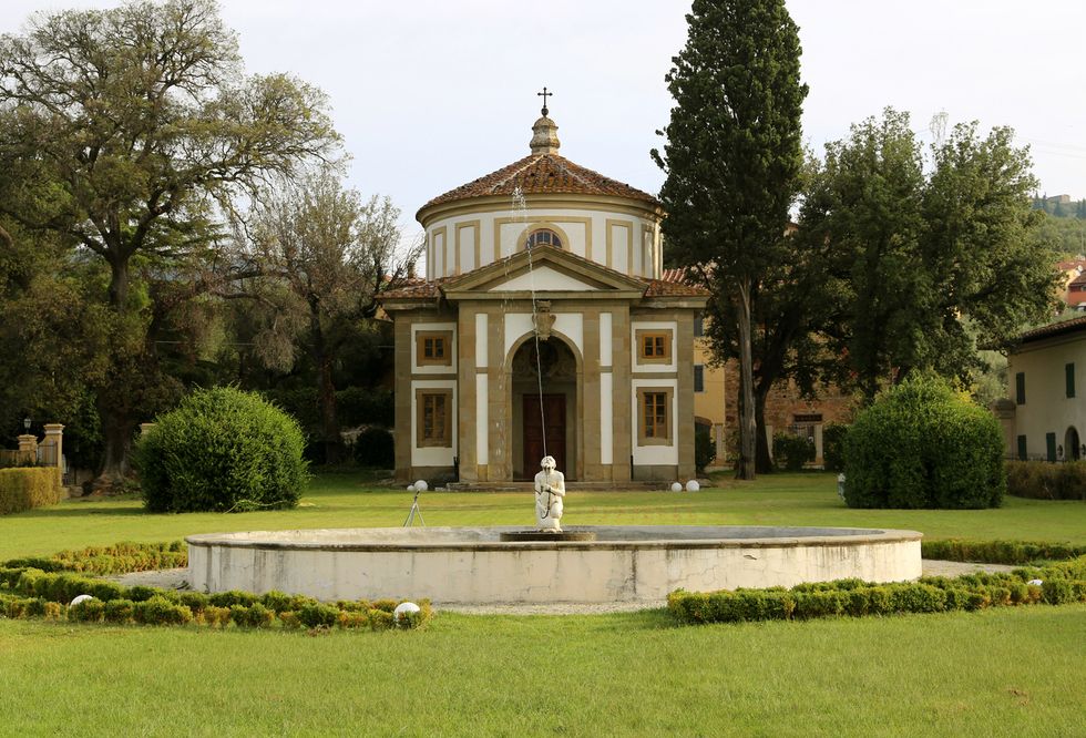 Chapel at luxury wedding villa in Tuscany