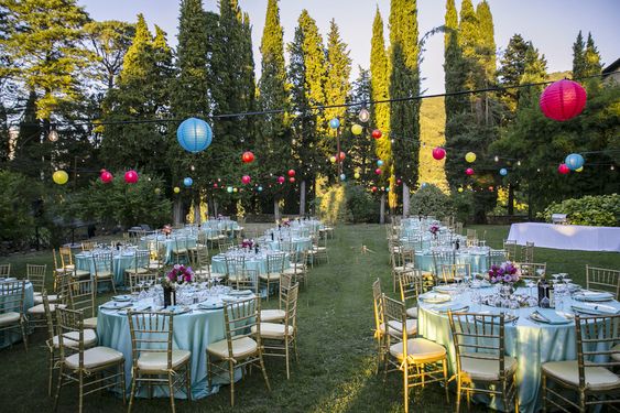 Indian wedding at the villa in Tuscany