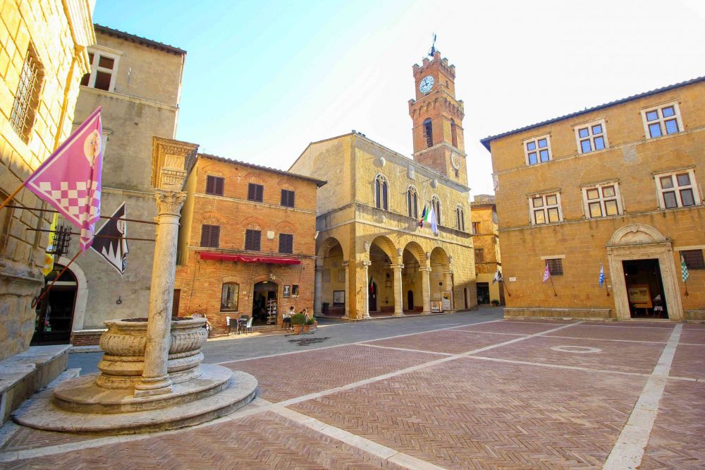 Main square in Pienza