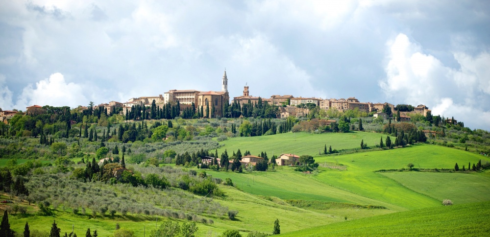 Wedding ceremony in Pienza